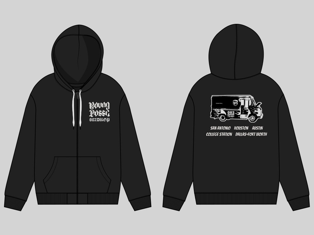 YPS TRUCK ZIP HOODIE