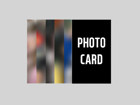 YPS PHOTO CARD SET 
(5 SOLO + 1GROUP)